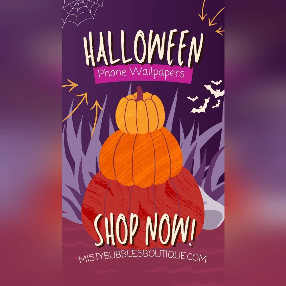 HalloweenPhone Digital Wallpaper / poster only 4$